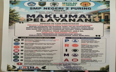 Maklumat Pelayanan SMP Negeri 2 Puring